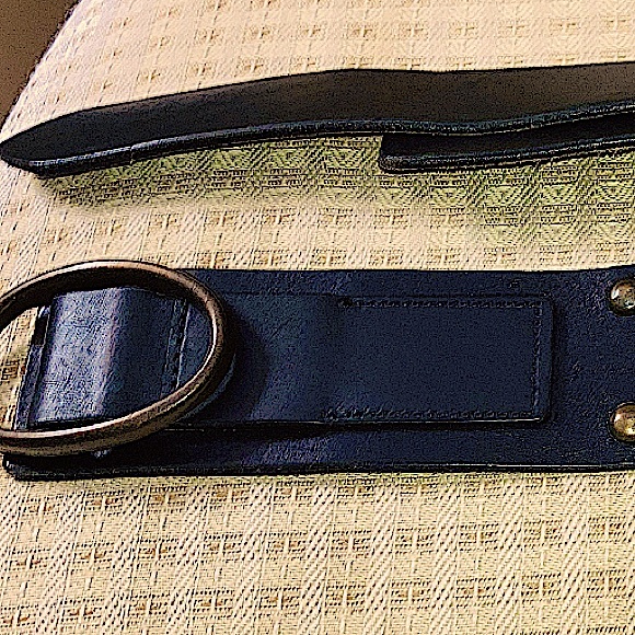 🖤 GAP Black leather studded belt - Picture 12 of 16
